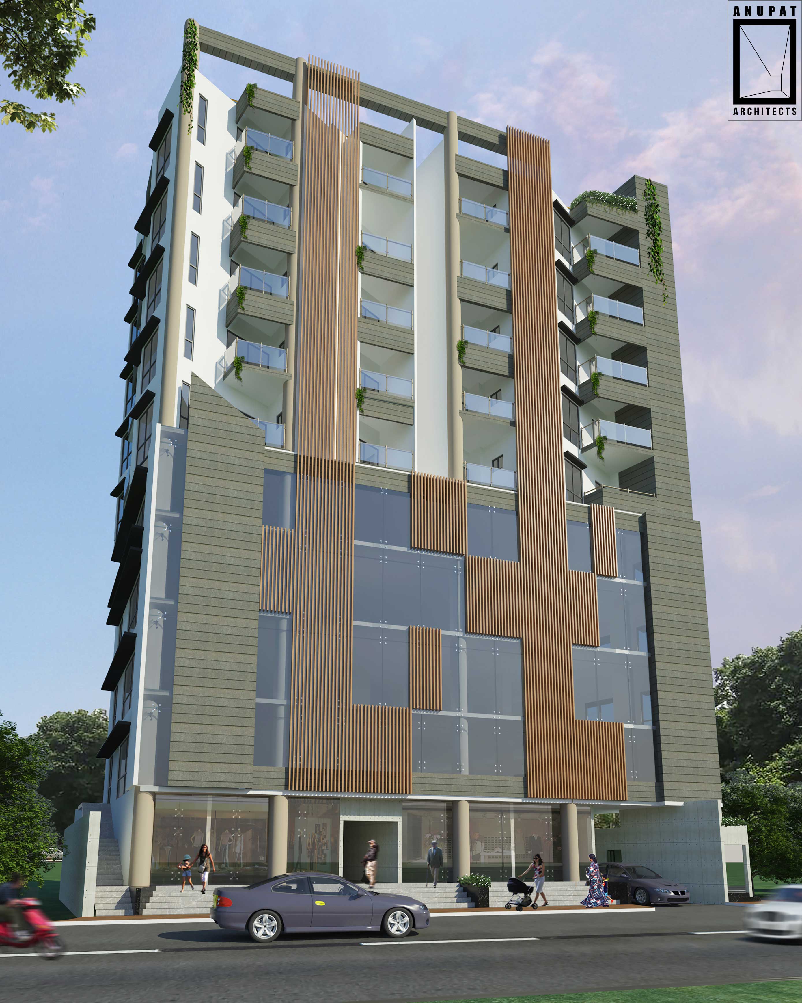 MIXED-USE APARTMENT AT MALIBAGH.